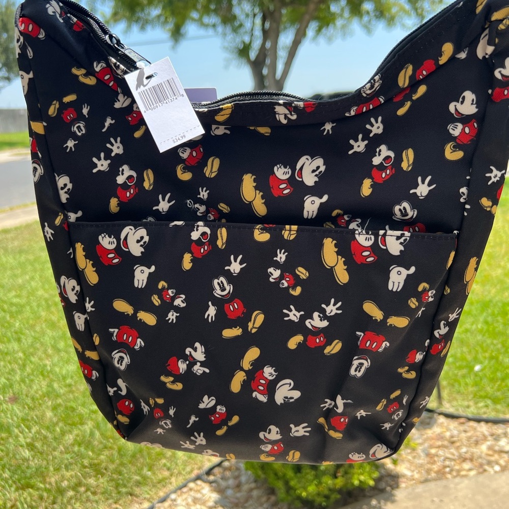 Mickey Disney Parks ORIGINAL a black Crossbody handbag